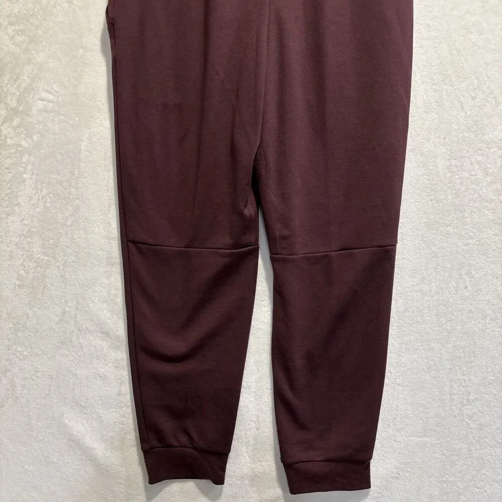 Nike Dri-FIT Primary Fleece UV Performance Joggers Men's Large Burgundy Crush